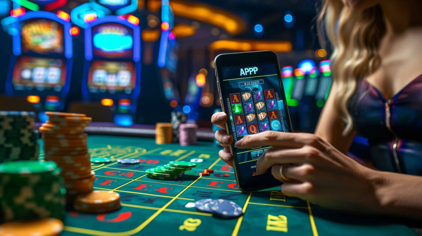 tongits land slot game screen showing online slot reels on mobile